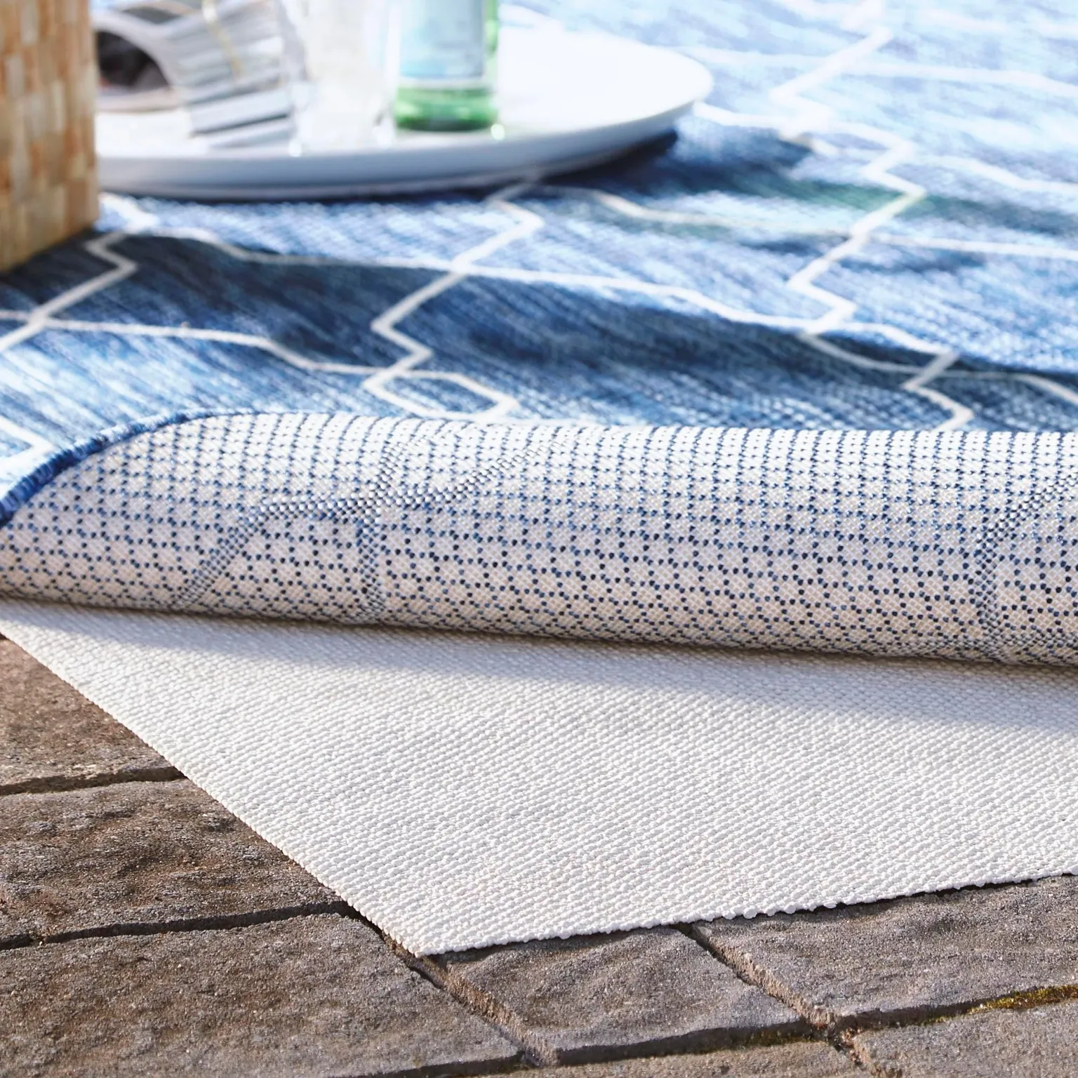 5' x 8' Eco Rectangle Area Rug Pad Floor Protection Pad for Under Rugs & Carpet Non-Slip Durable Rubber Underlayment